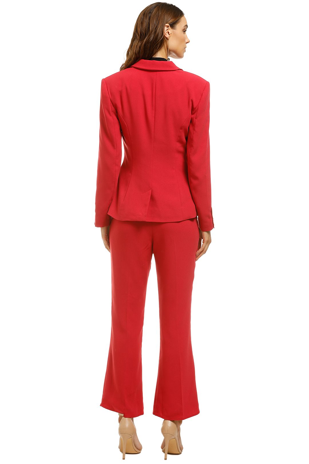 Keepsake-The-Label-Estate-Blazer-Scarlet-Back