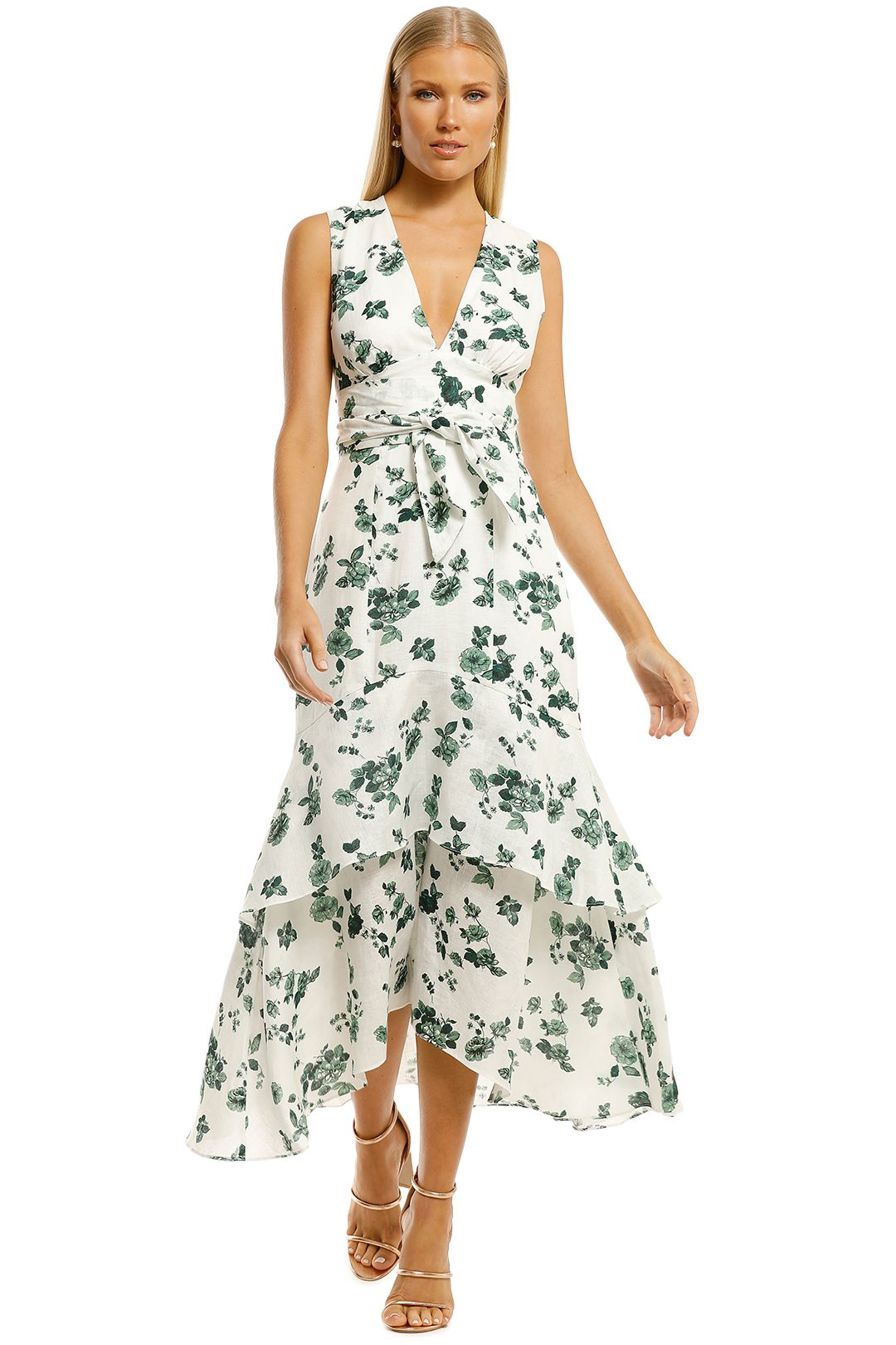 Keepsake-the-Label-Fallen-Dress-Ivory-with-Jade-Floral-Front