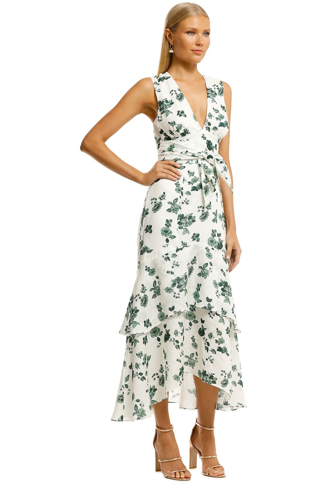 Keepsake-the-Label-Fallen-Dress-Ivory-with-Jade-Floral-Side