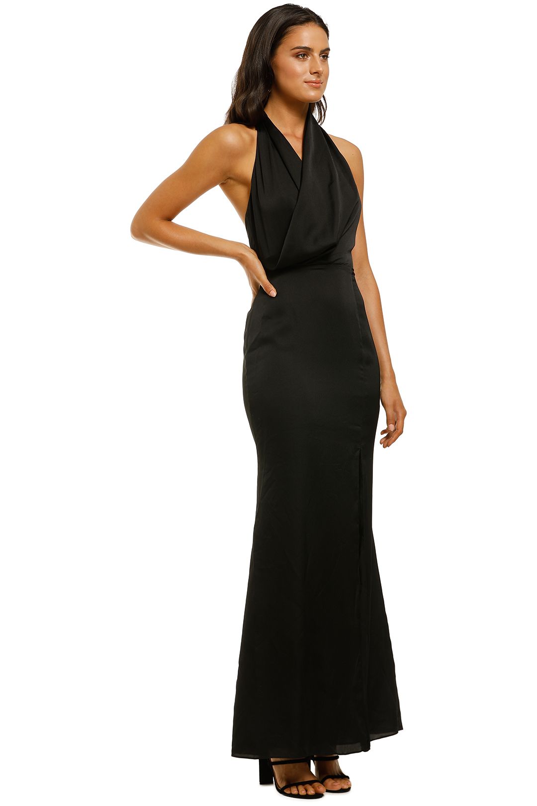 Galaxy Gown in Black by Keepsake the Label for Rent