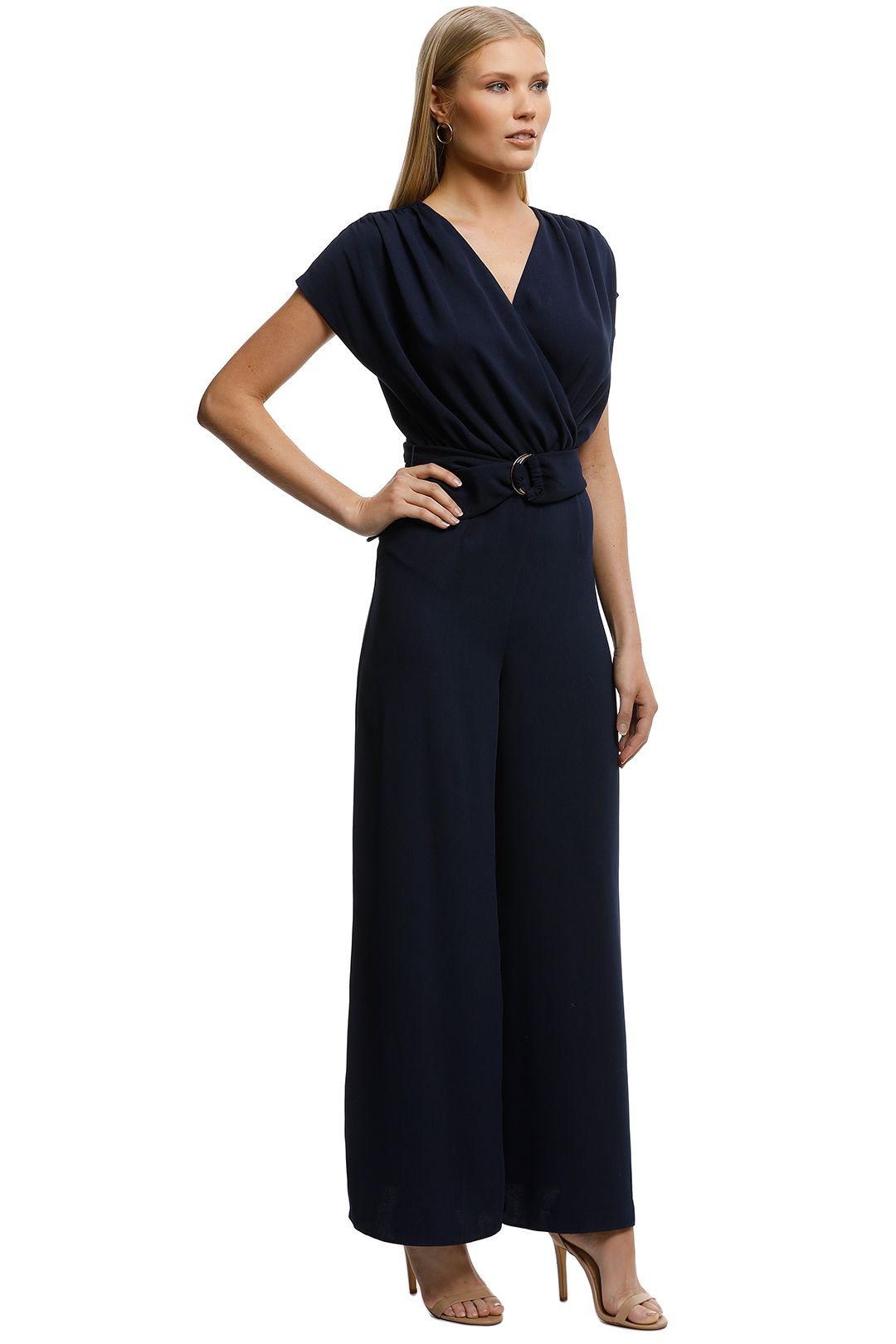 Keepsake The Label-Motor Jumpsuit-Navy-Side