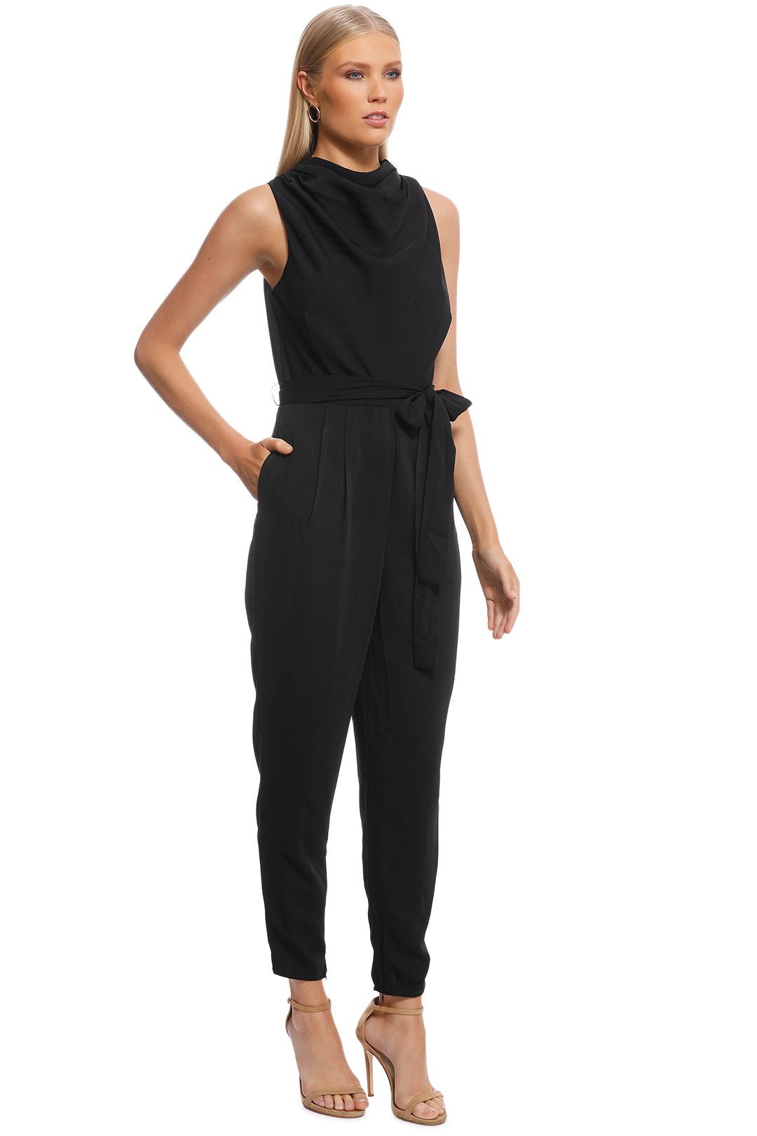 Allure Jumpsuit in Black by Keepsake the Label for Rent