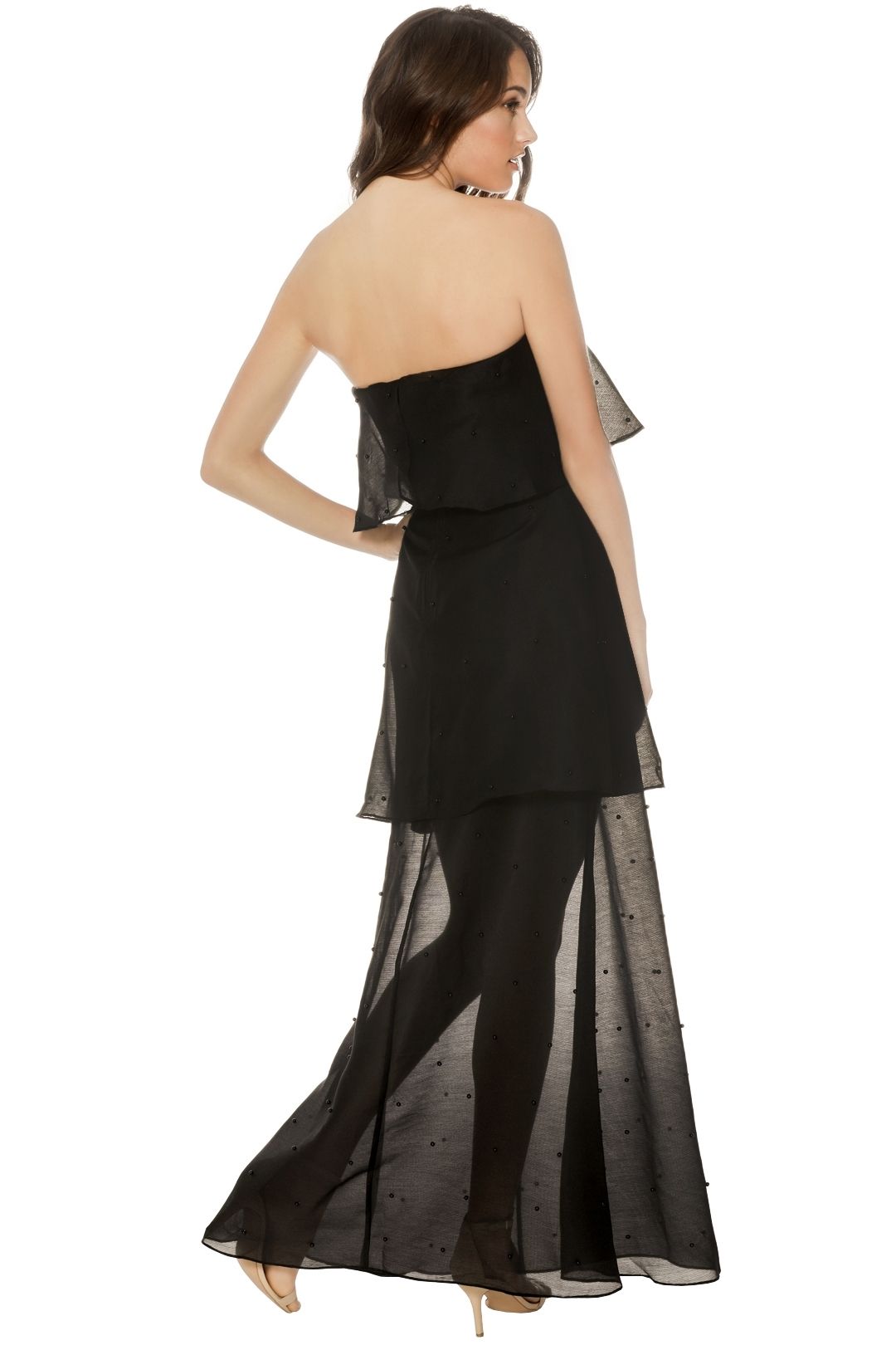 Keepsake The Label - Call Me Gown - Black - Back