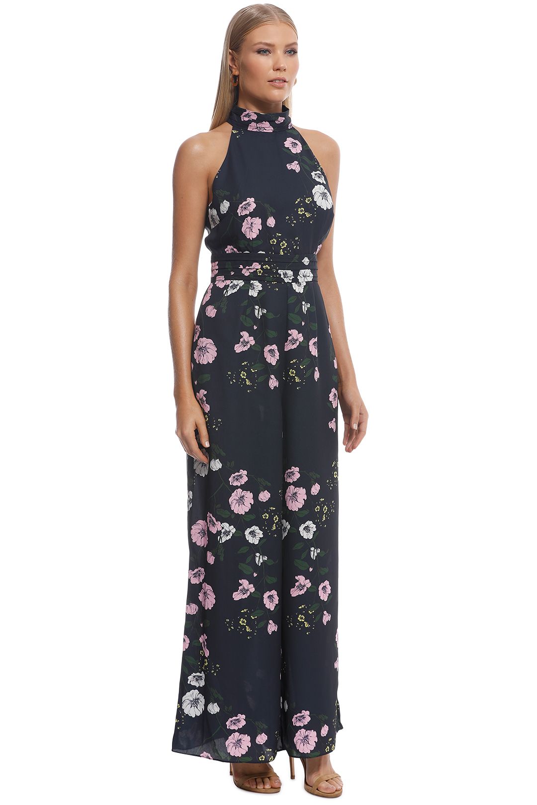 Keepsake the Label - Darkness Jumpsuit - Navy Floral - Side