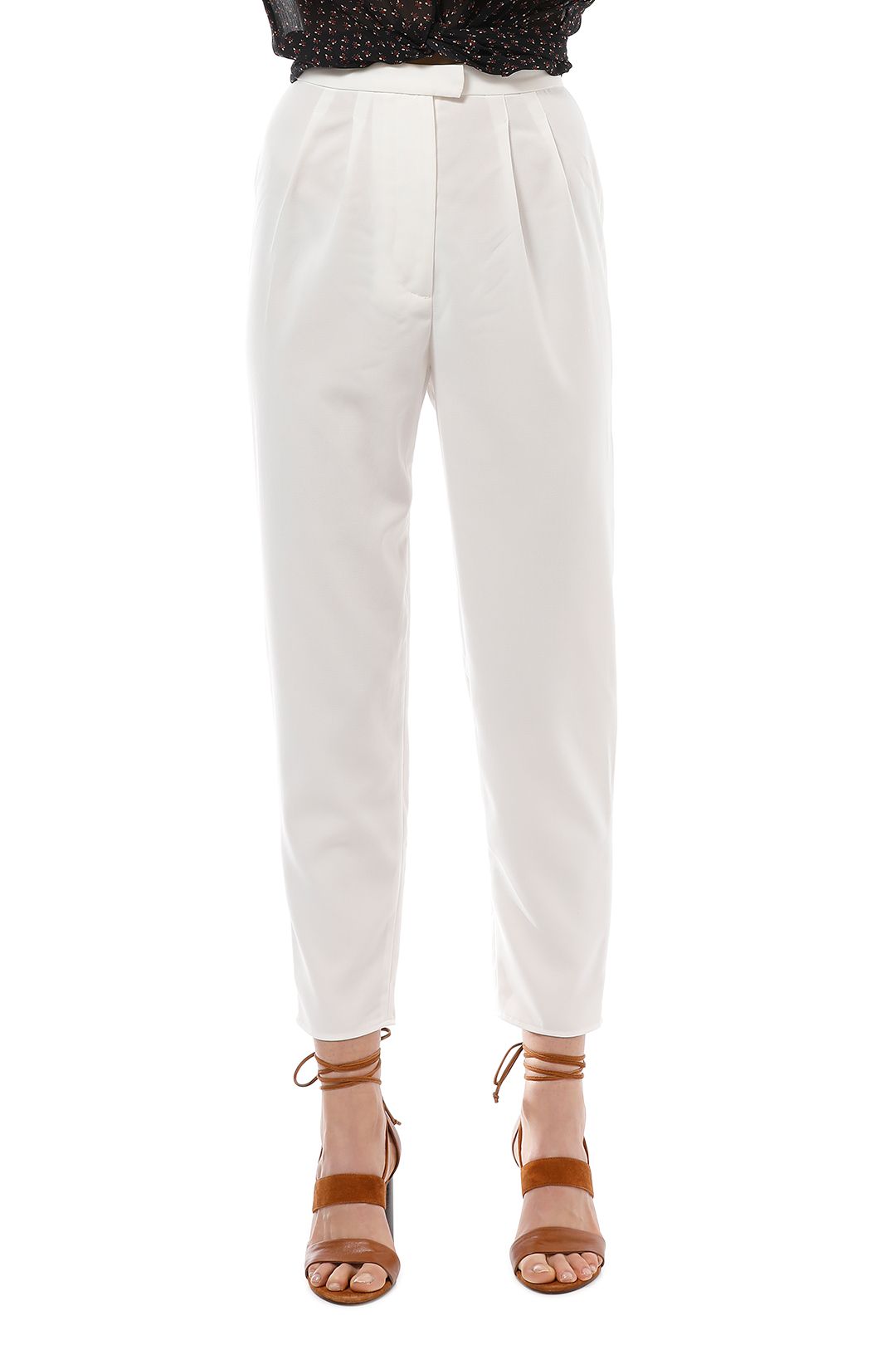 Keepsake the Label - Gone Again Pant - Ivory - Front Crop