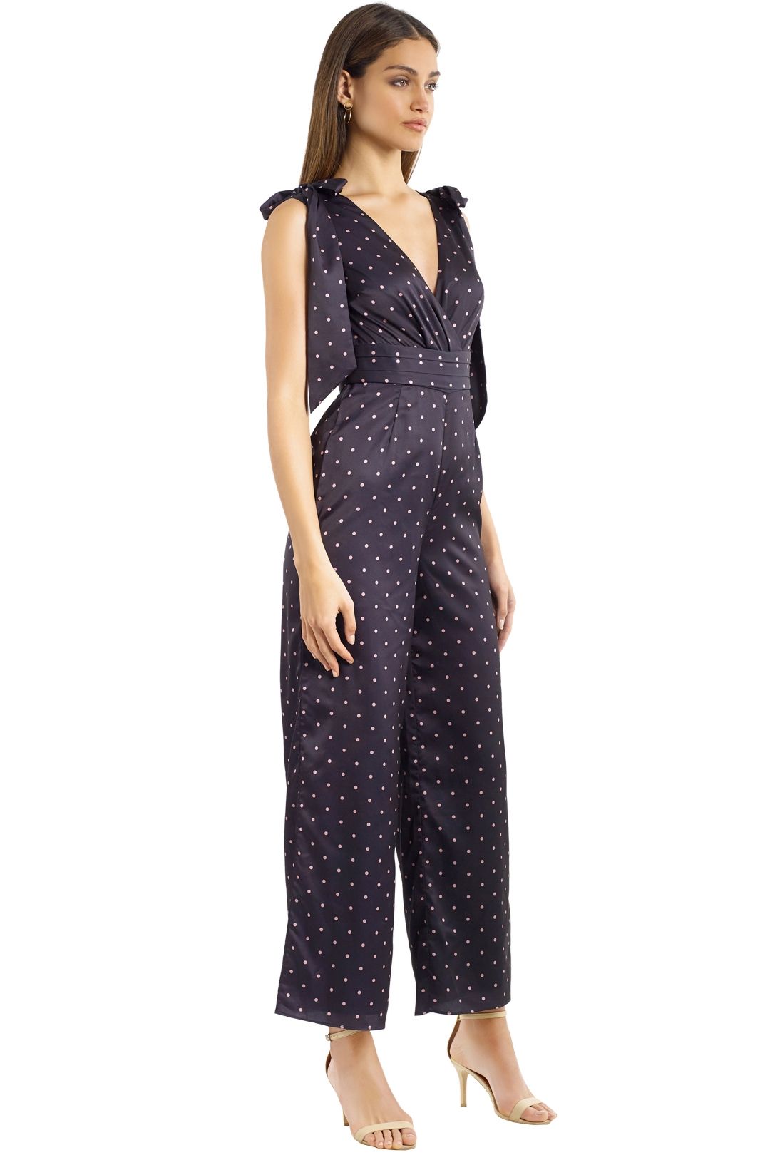 Keepsake the Label - Hold Back Jumpsuit - Black - Side
