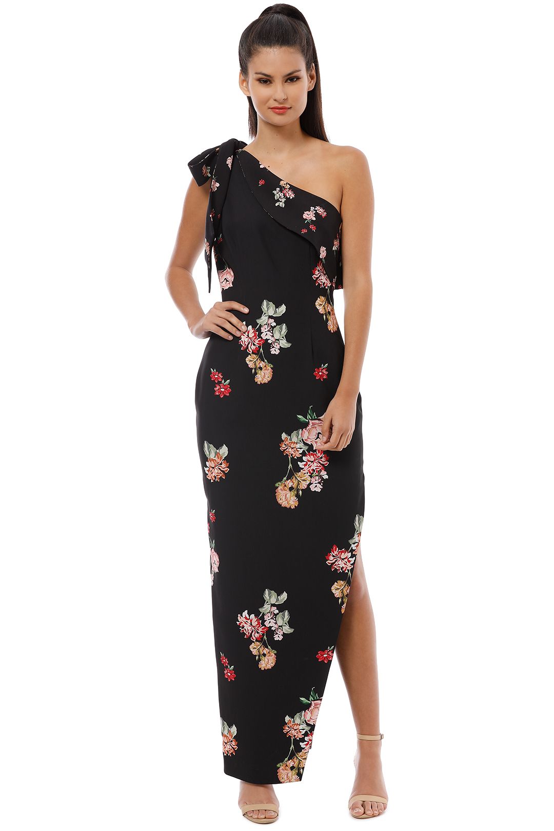 Keepsake the Label - Morning Sky Gown - Black - Front