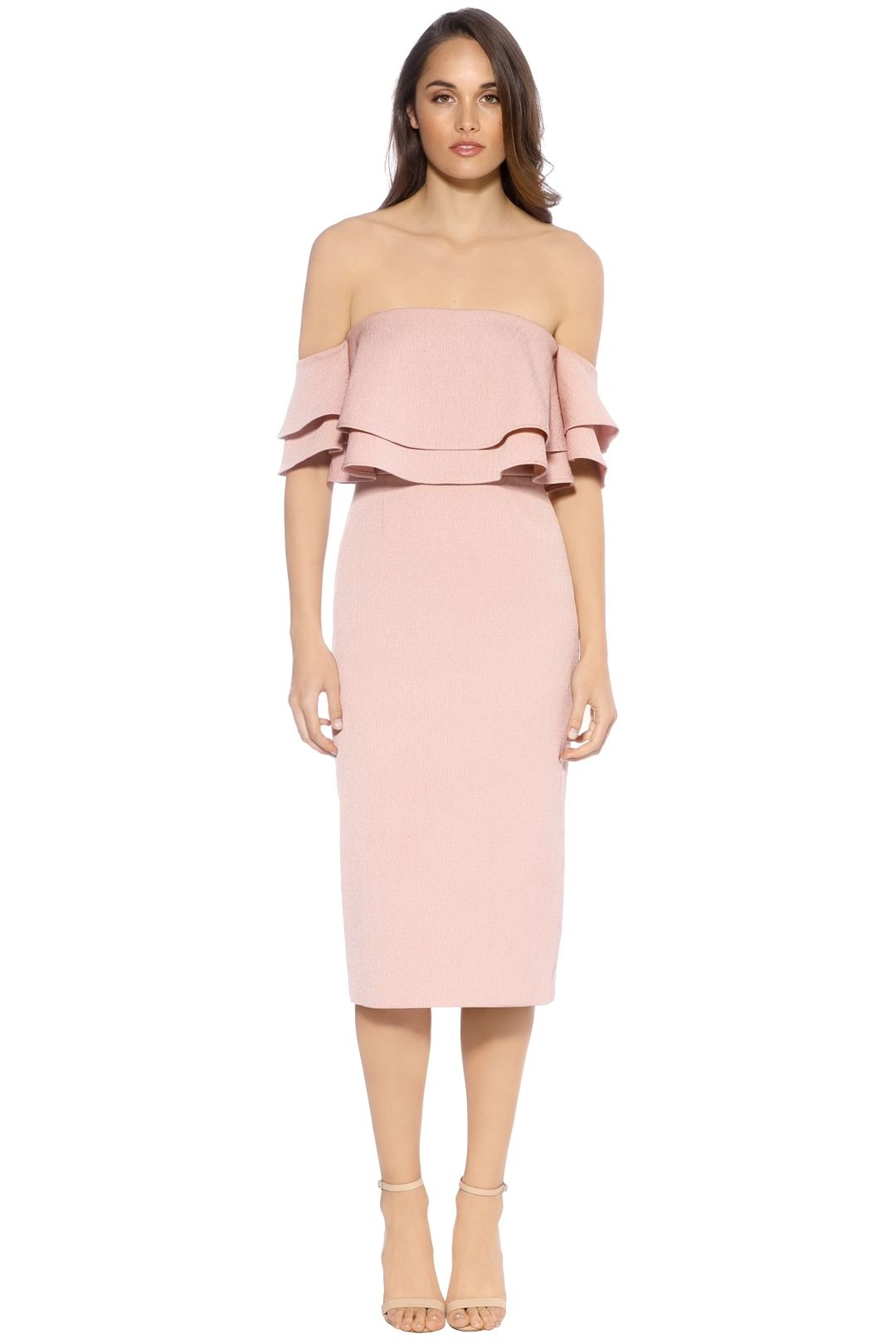 Keepsake the Label  - Two Fold Dress - Pink - Front