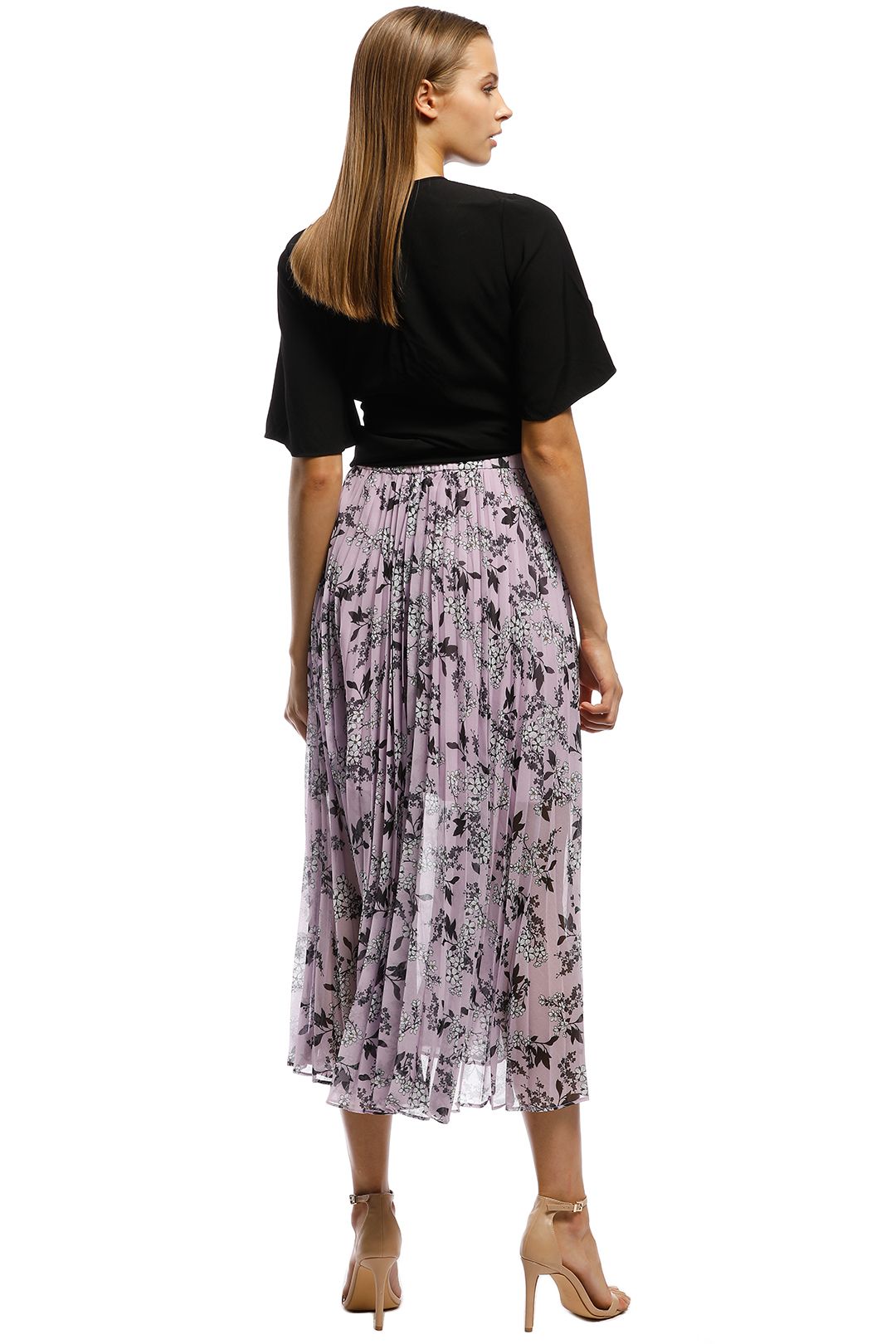 Unique Skirt in Lilac Floral by Keepsake the Label for Rent