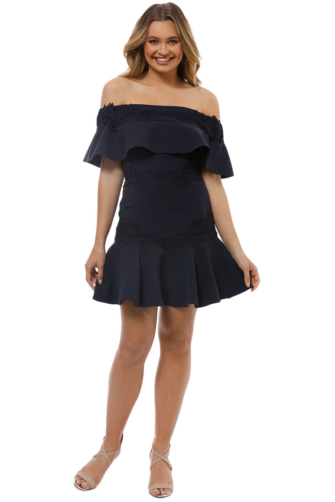 Sweet Dreams Mini Dress Navy by Keepsake the Label for Rent | GlamCorner