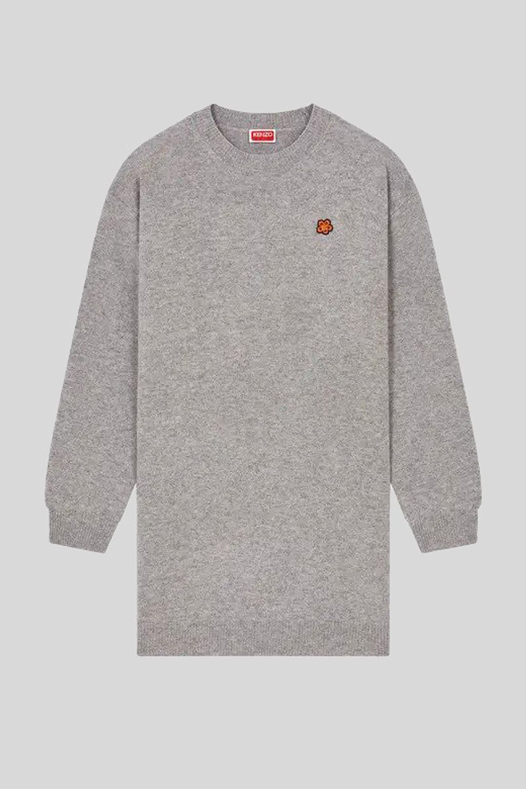 Kenzo Paris Sweat Mini Dress Grey