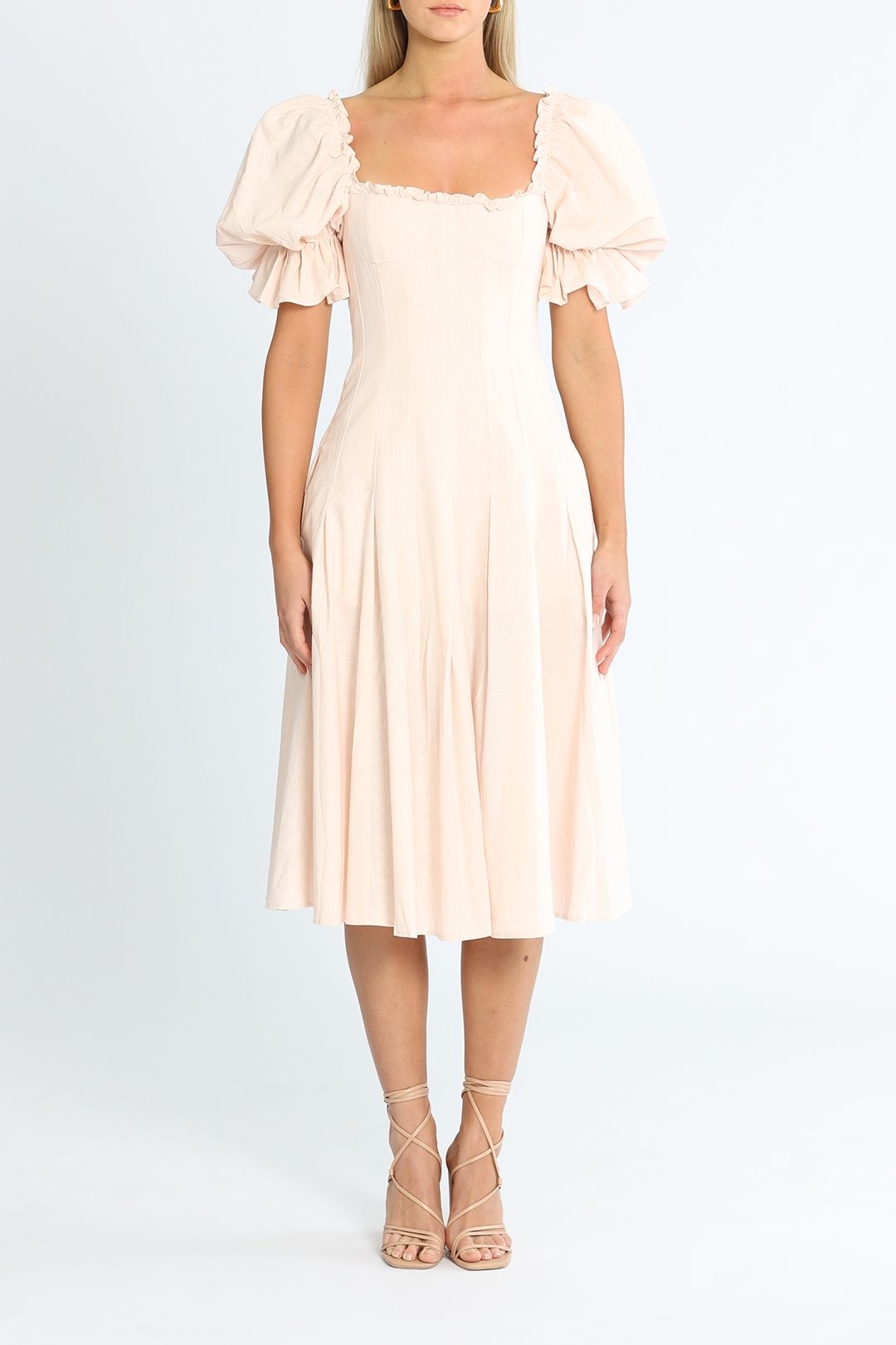 Kimberley Anne Coastlines Blush Midi Dress