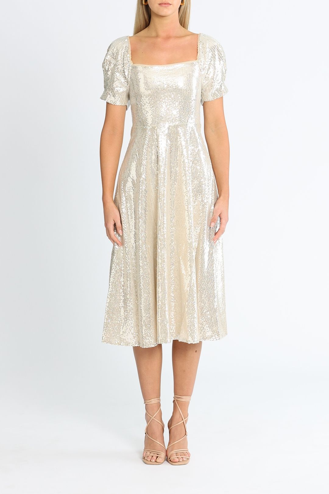Kimberley Anne Coastlines Sequined Midi Dress