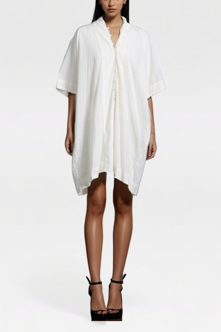 Kinga Csilla - Mini Relaxed White Dress