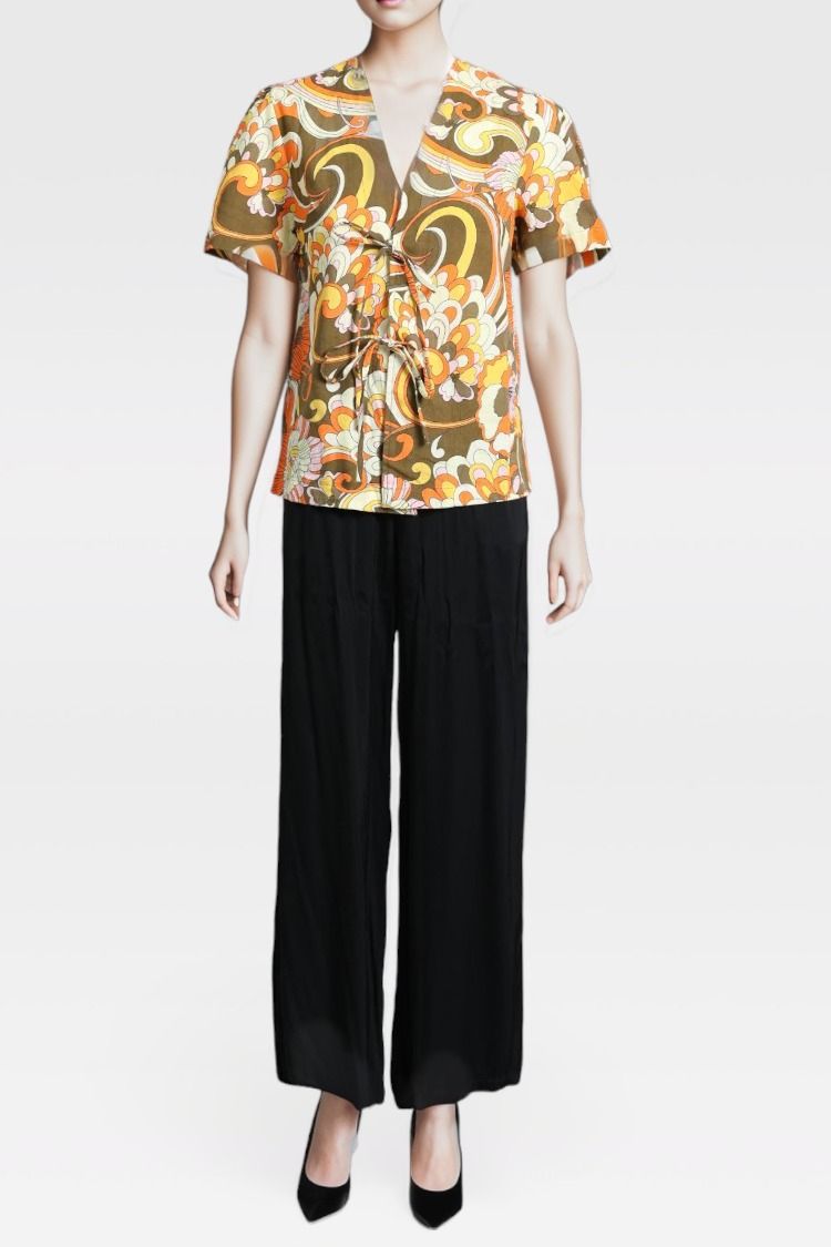 Kinga Csilla  - Indra Blouse With Ties