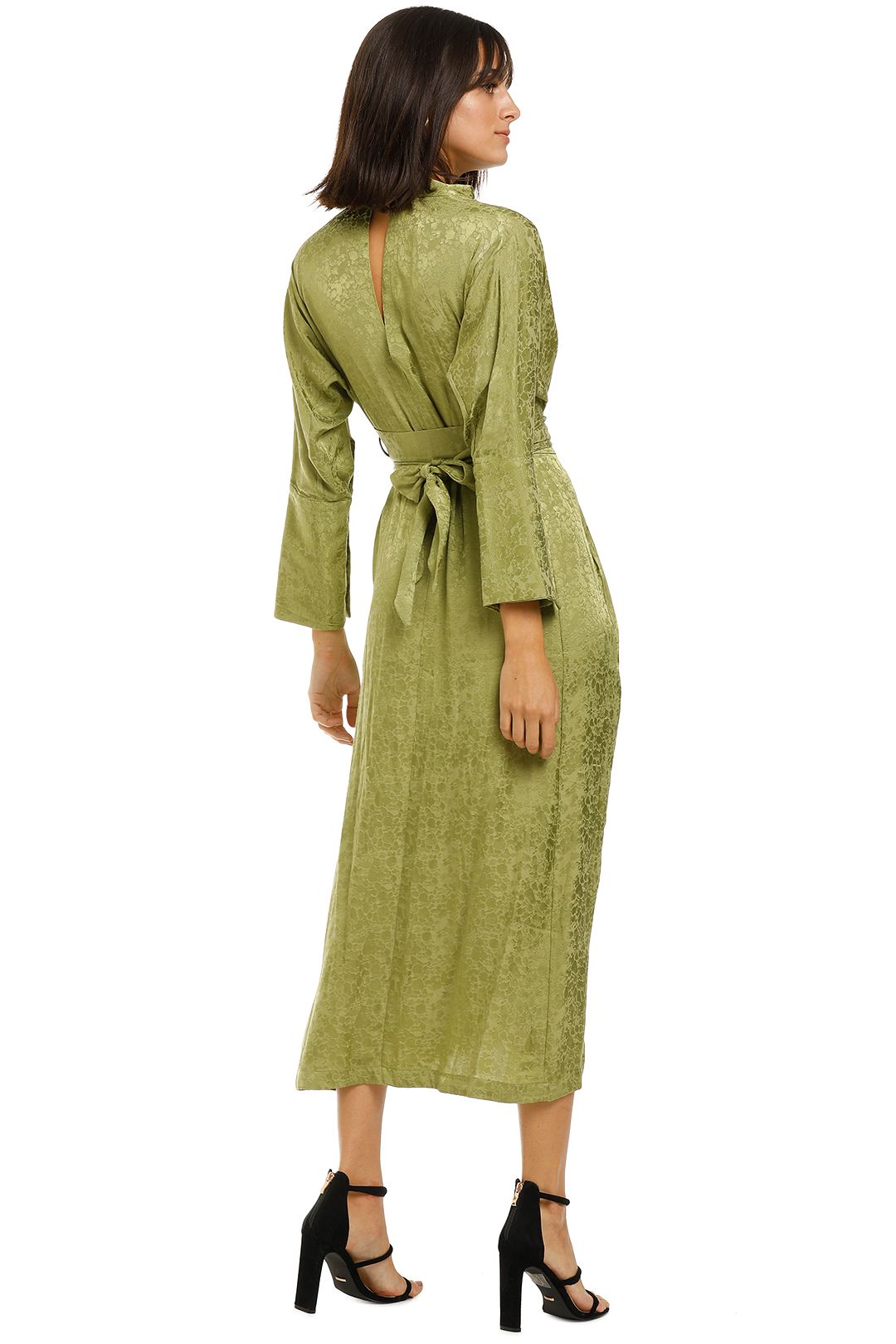 Slink Shirt Dress in Olive by KITX for Hire | GlamCorner