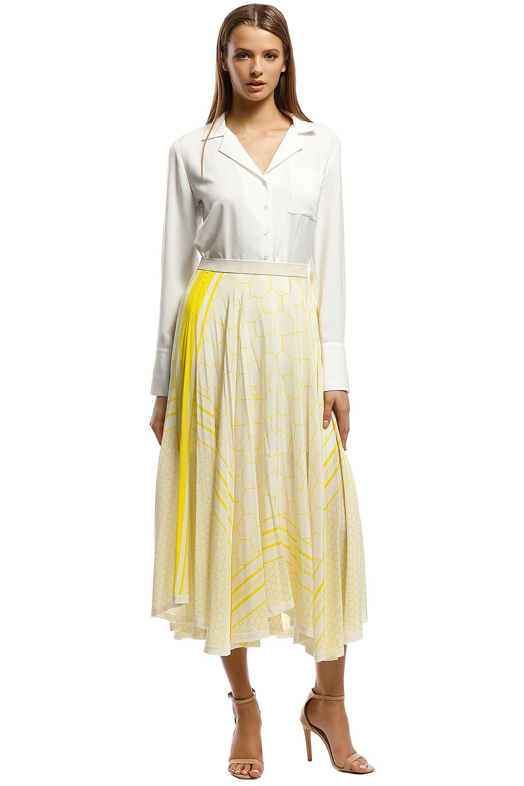 KITX - Sacred Geo Skirt - Yellow - Front