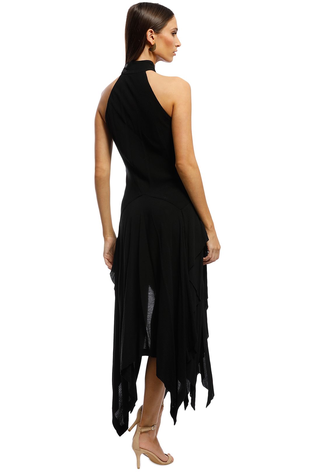 KITX - Solemn Halter Dress - Black - Back