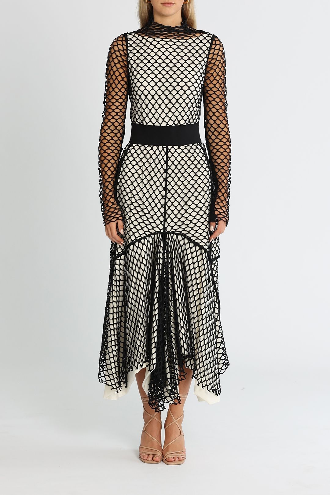 KITX Net Dress Black