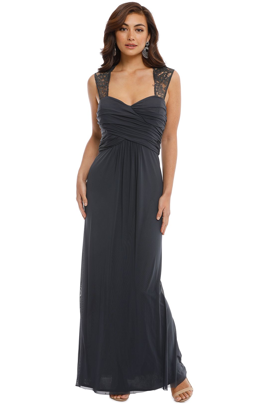 Langhem - Monet Gown - Grey - Front