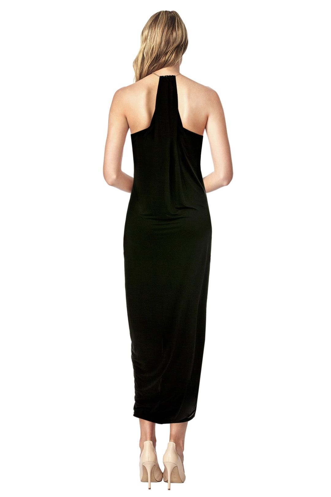 Langhem - Rianna Maxi Dress - Black - Back