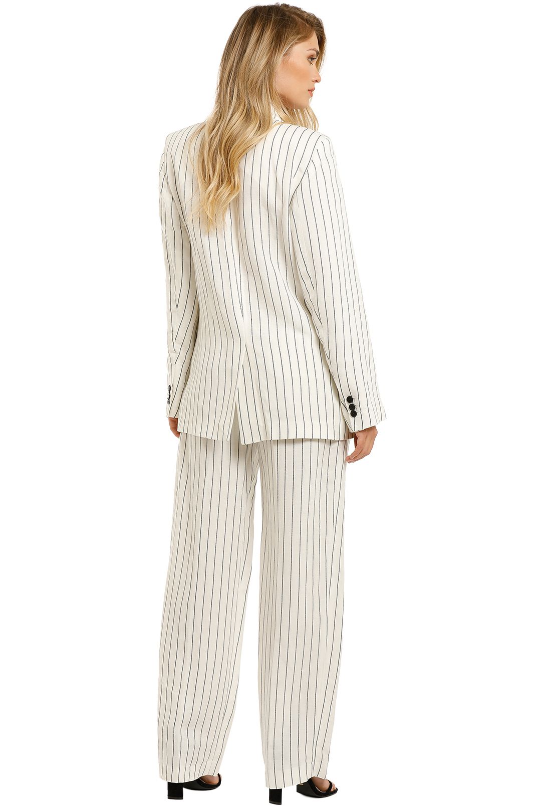 Laquintane-Double-Breasted-Jacket-and-High-Waisted-Pant-Set-Back