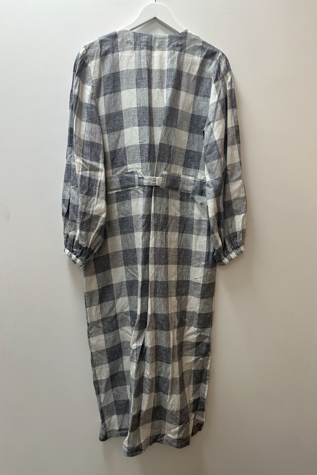 Maggie The Label Lauren Grey Check Midi Dress
