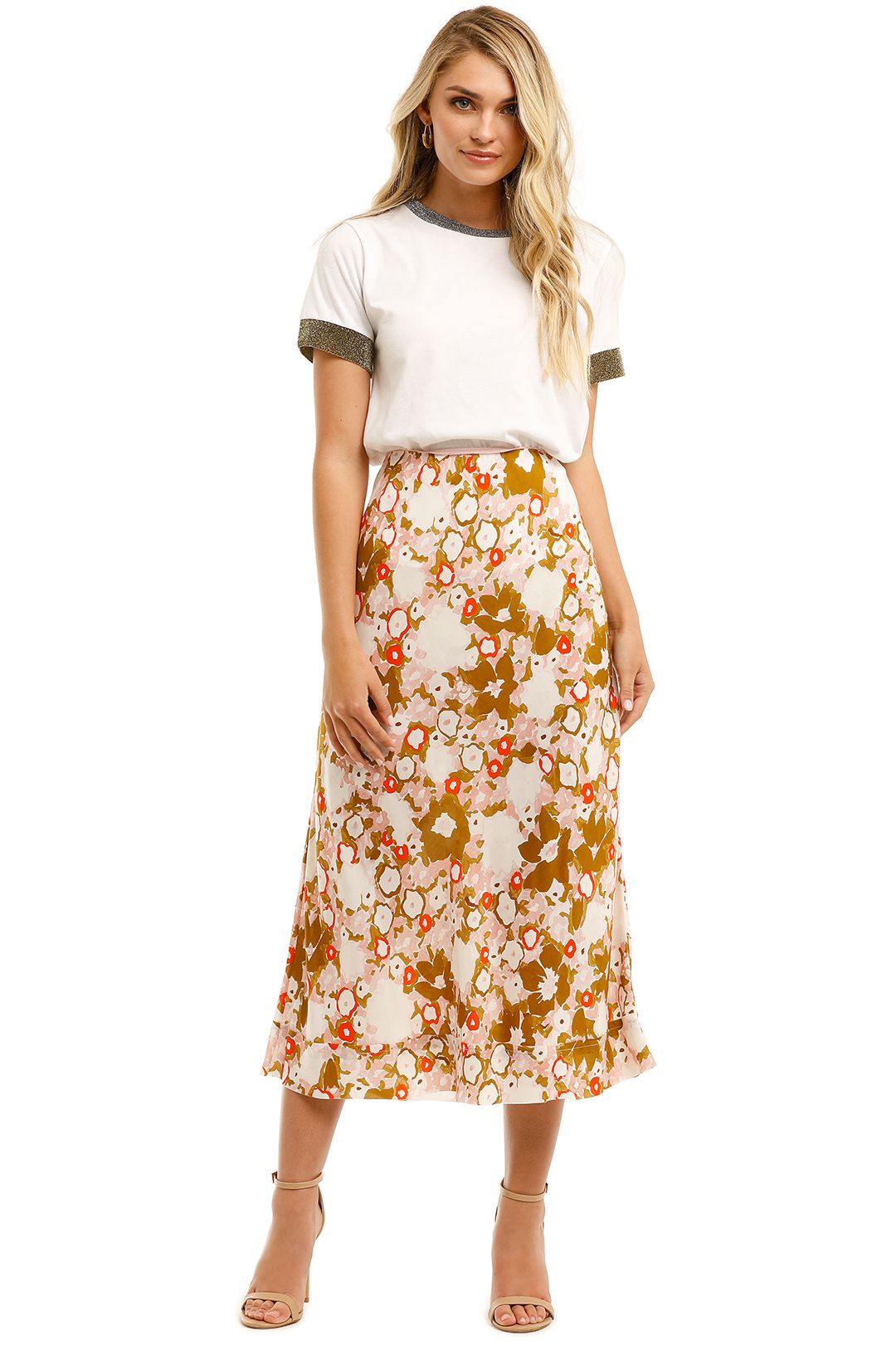Lee-Mathews-Bella-Silk-Satin-Skirt-Monet-Floral-Front