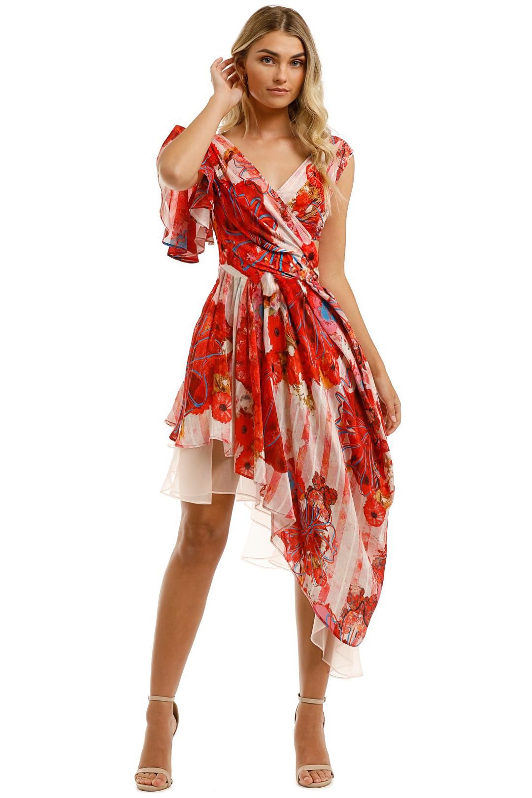 Leo-and-Lin-Blossom-Silk-Linen-Dress-Red-Floral