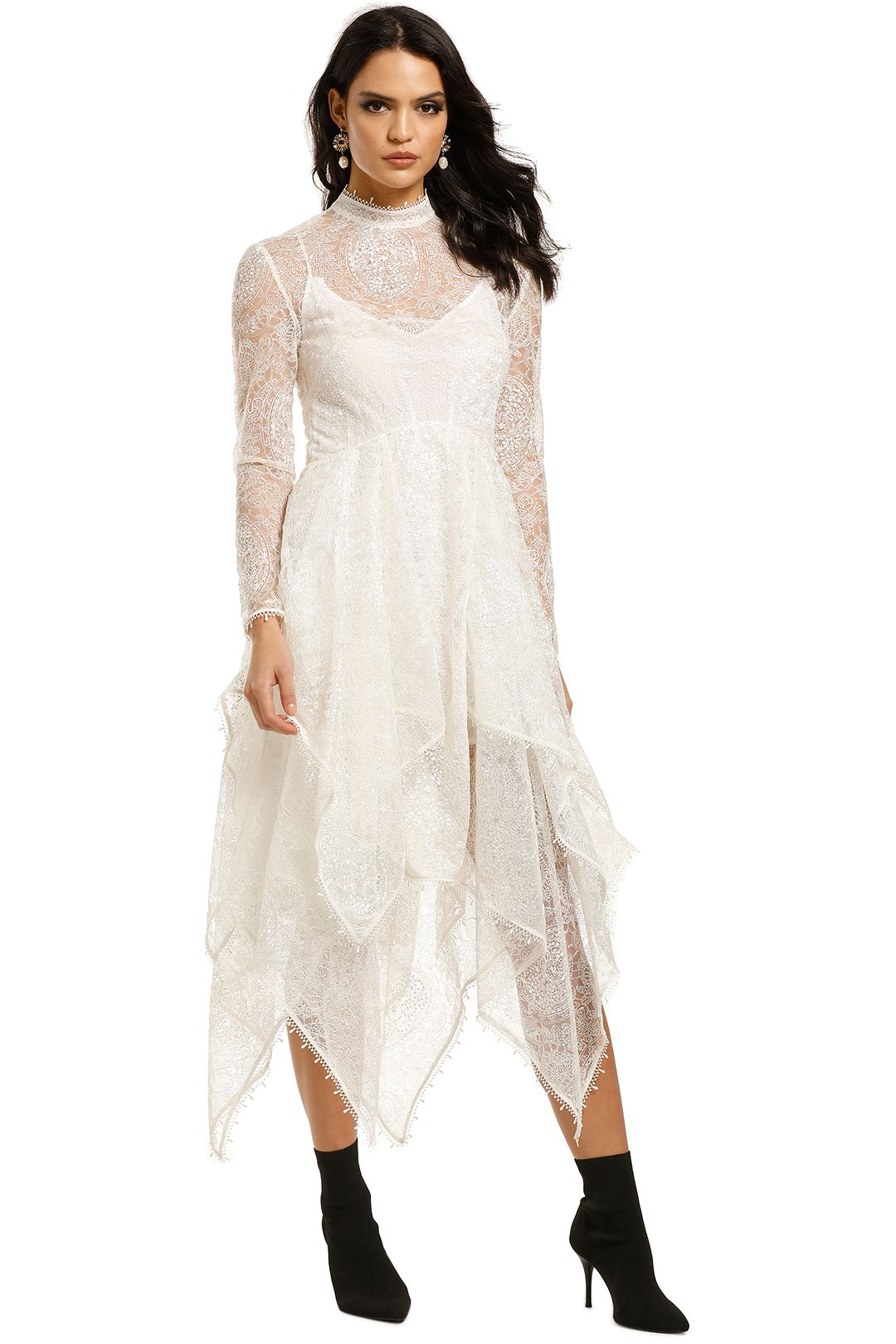 Leo-and-Lin-Serenity-Lace-Handkerchief-Dress-White-Front