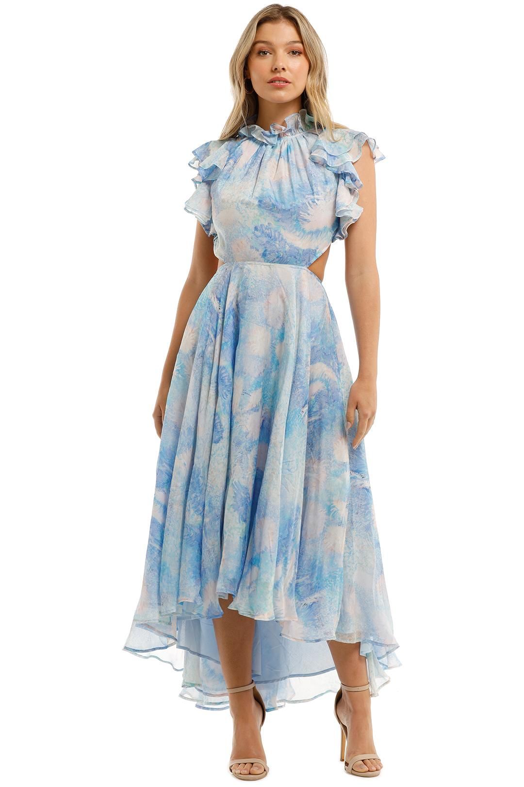Leo and Lin Oceania Silk Chiffon Dress Print