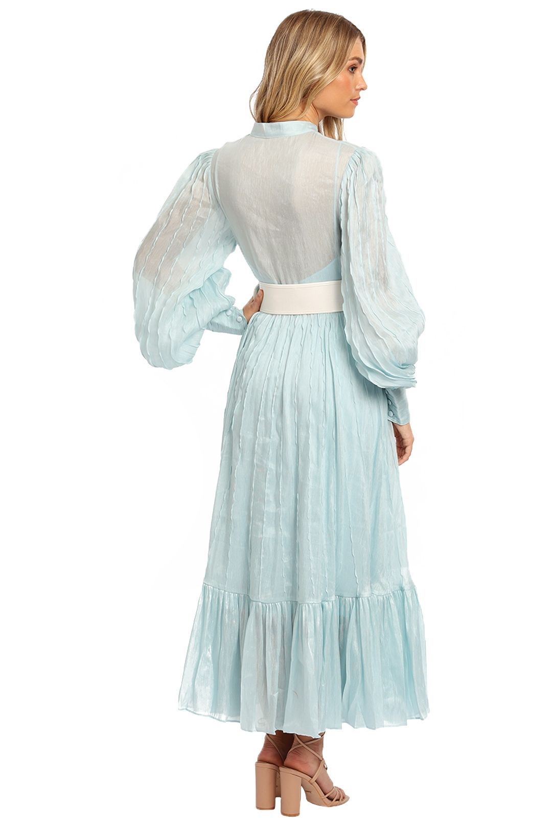 LEO LIN Cambridge Dress Pastel Blue