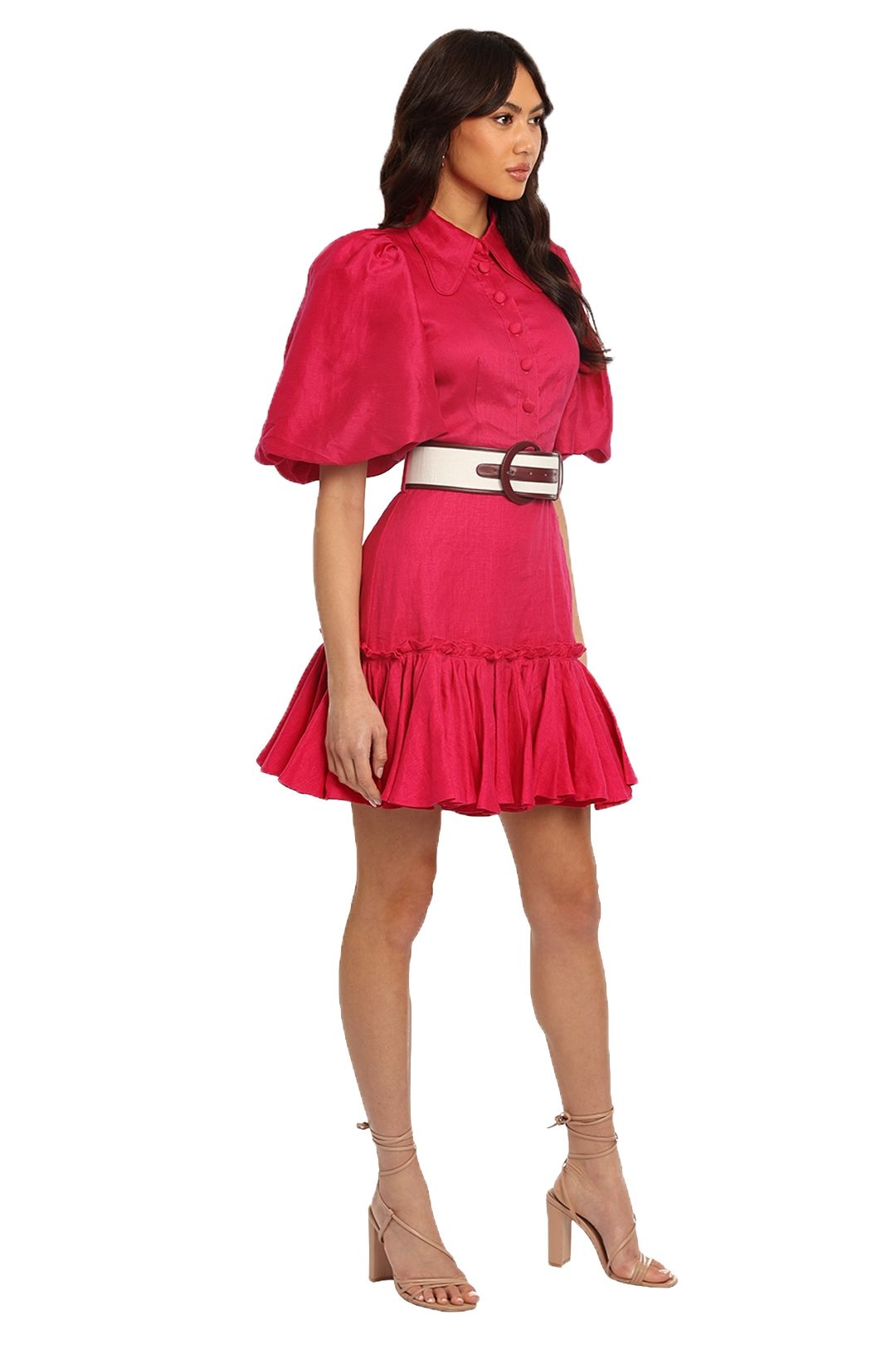 Leo Lin Cambridge Mini Dress pink