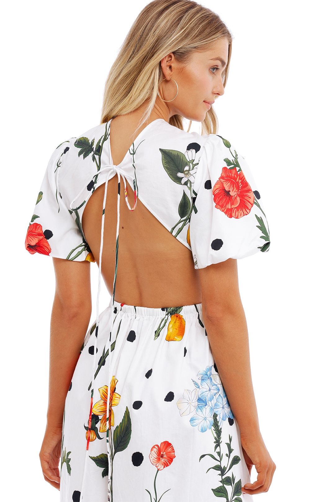 LEO LIN La Flor Dress Multi backless