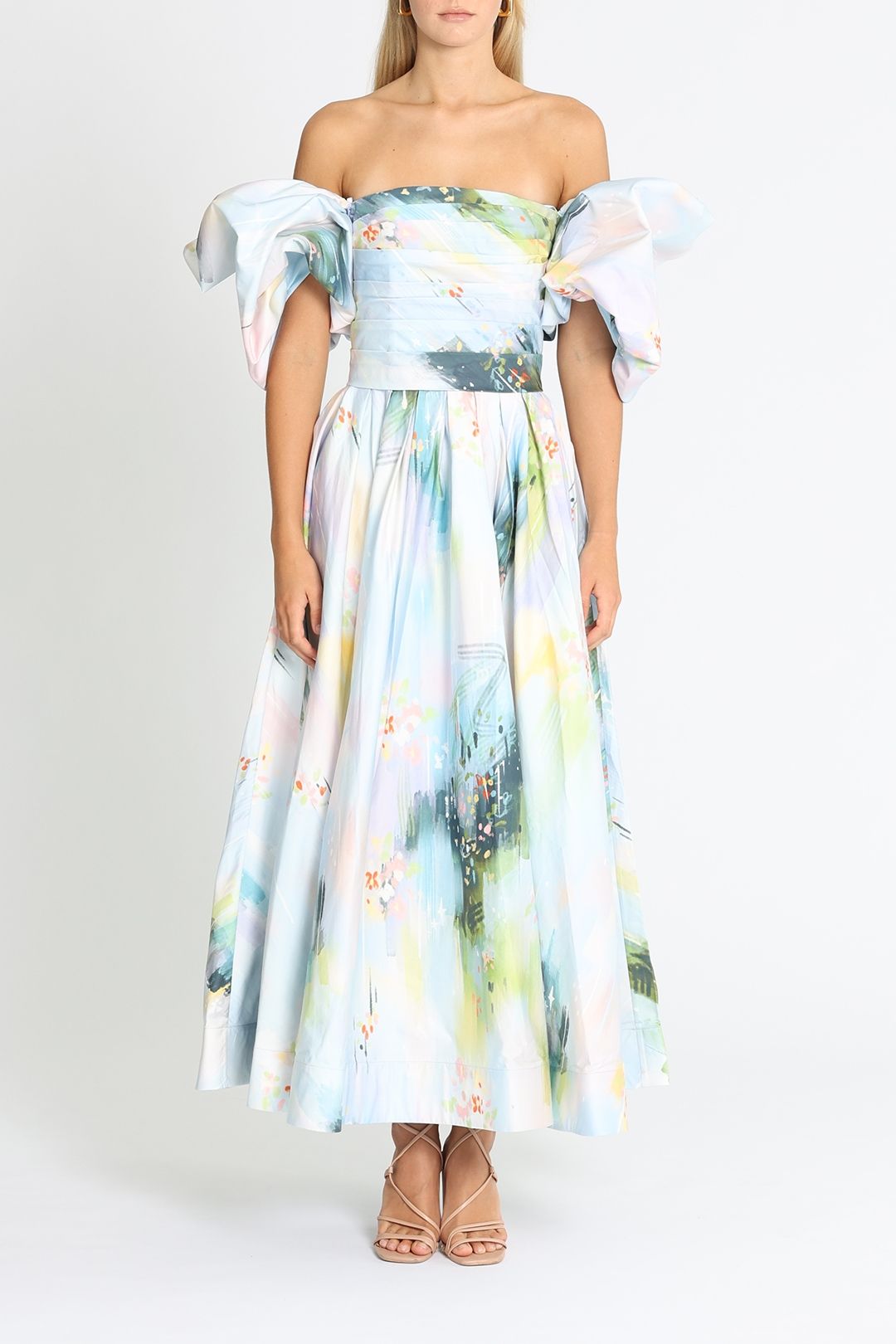 Image of Matilda Puff Sleeve Midi