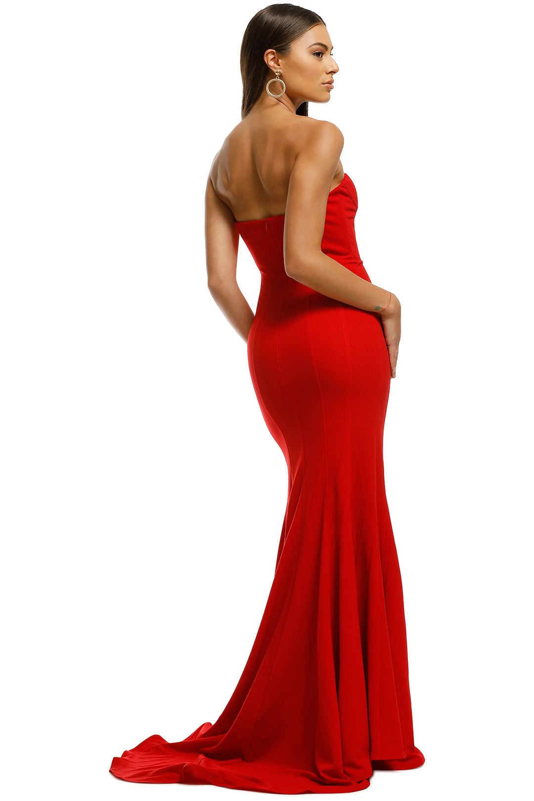 Lexi - Sahar Dress - Red - Back