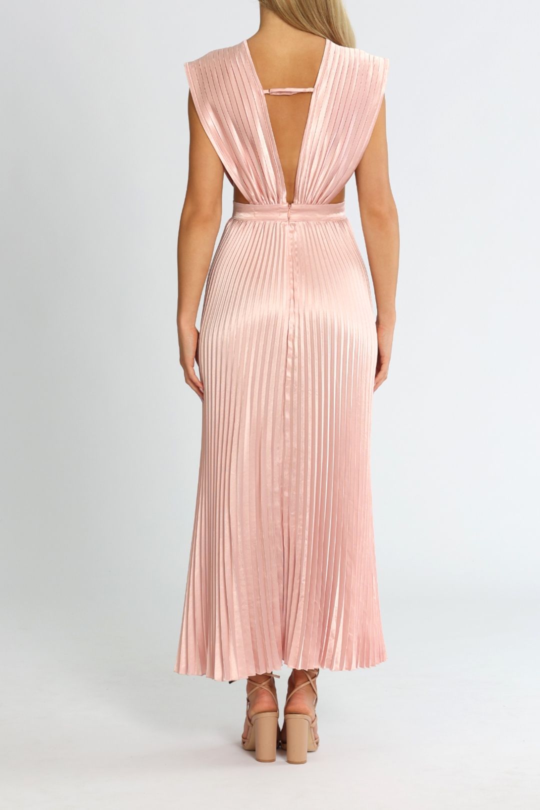 Lidee Gala Gown Blush Pleats