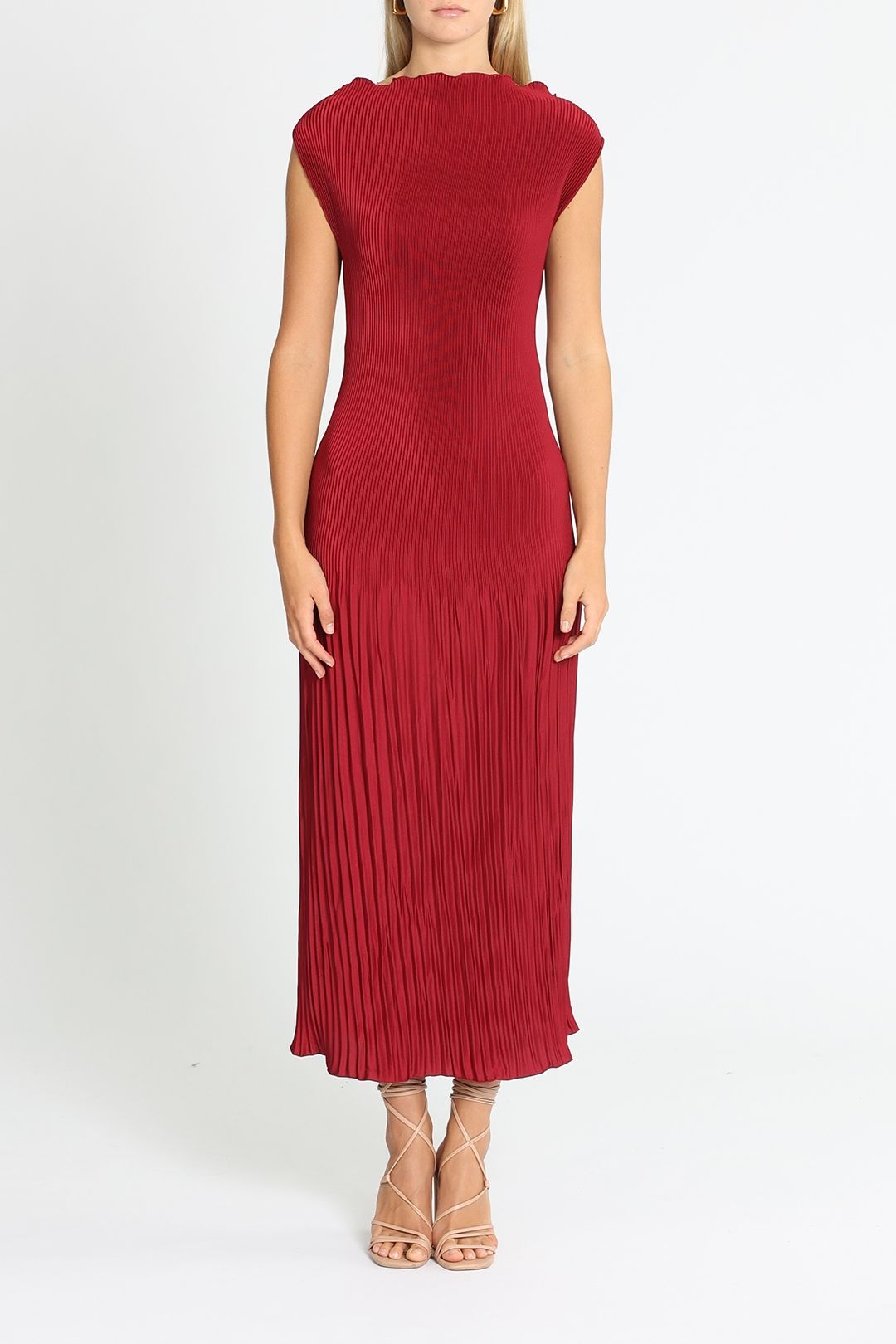 Lidee Soiree Moss Gown Ruby