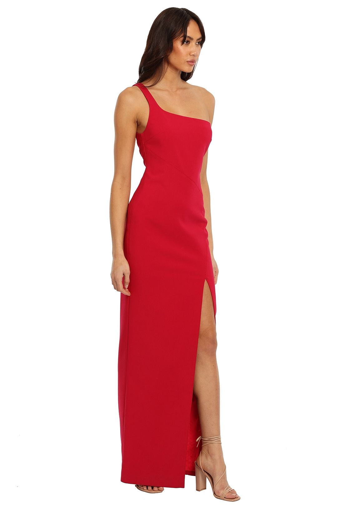 likely camden one shoulder gown