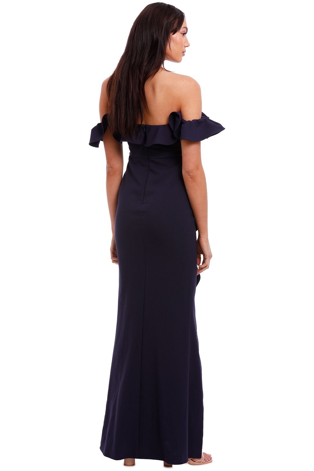 Likely NYC Miller Gown Navy Floor Length
