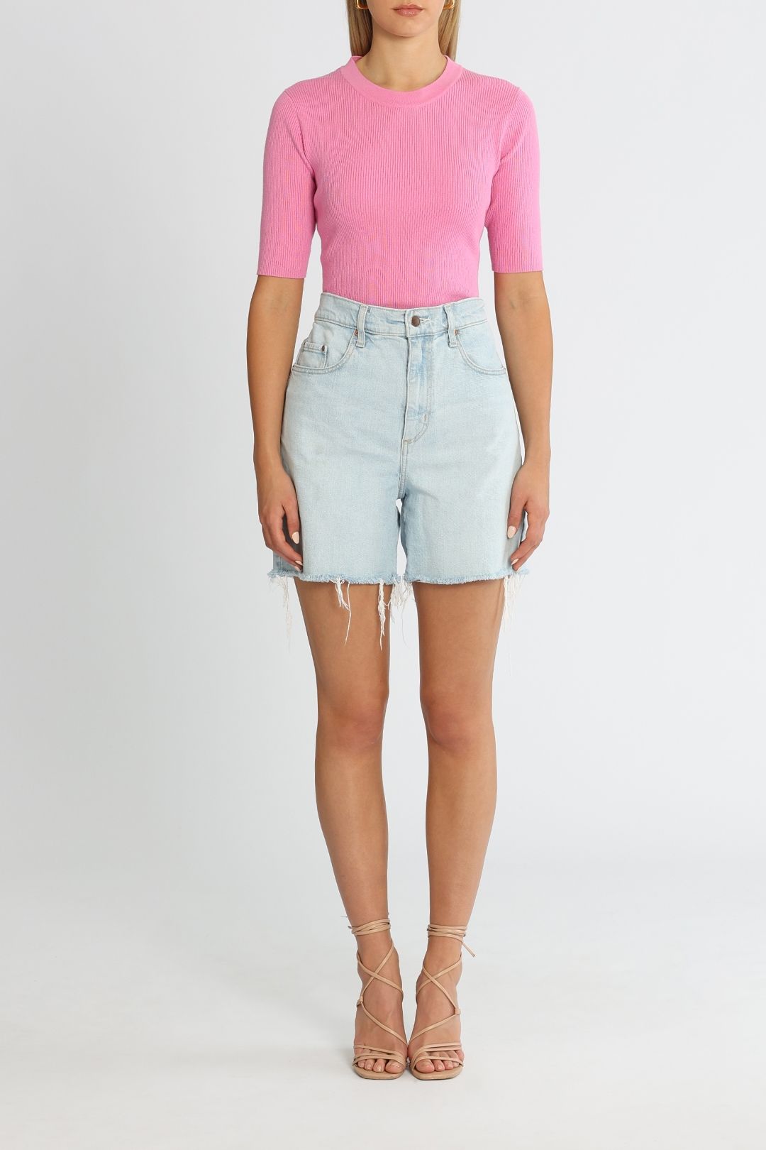 LMND Ribbed Tee Bloom