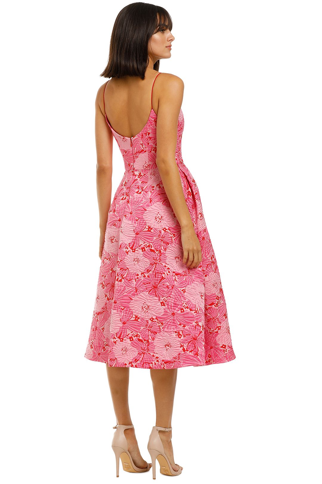 Love-Honor-Alexia-Midi-Pink-Floral-Back