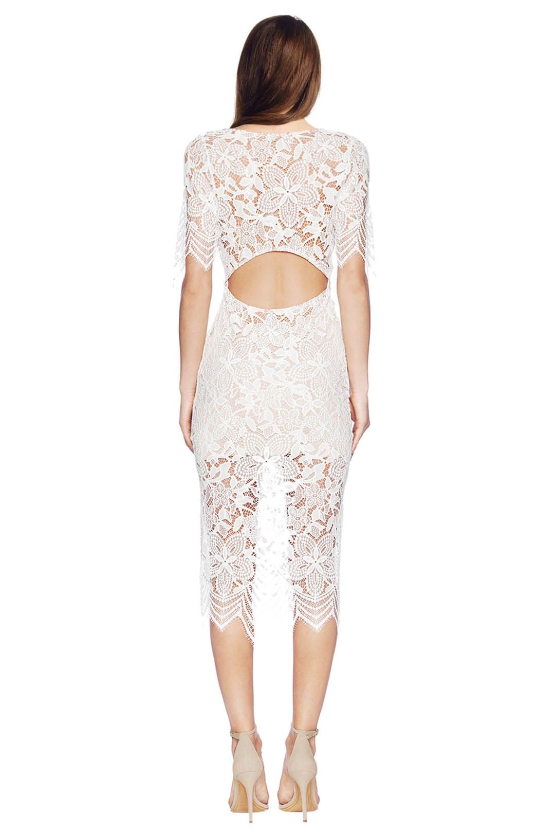 Love And Lemons - Luna Maxi Dress - White - Back