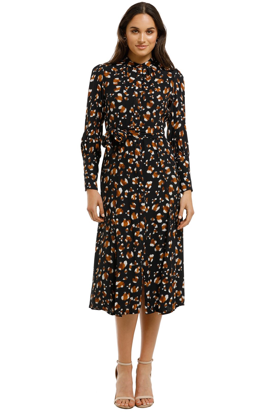 Feline Midi Dress by Lover for Rent | GlamCorner