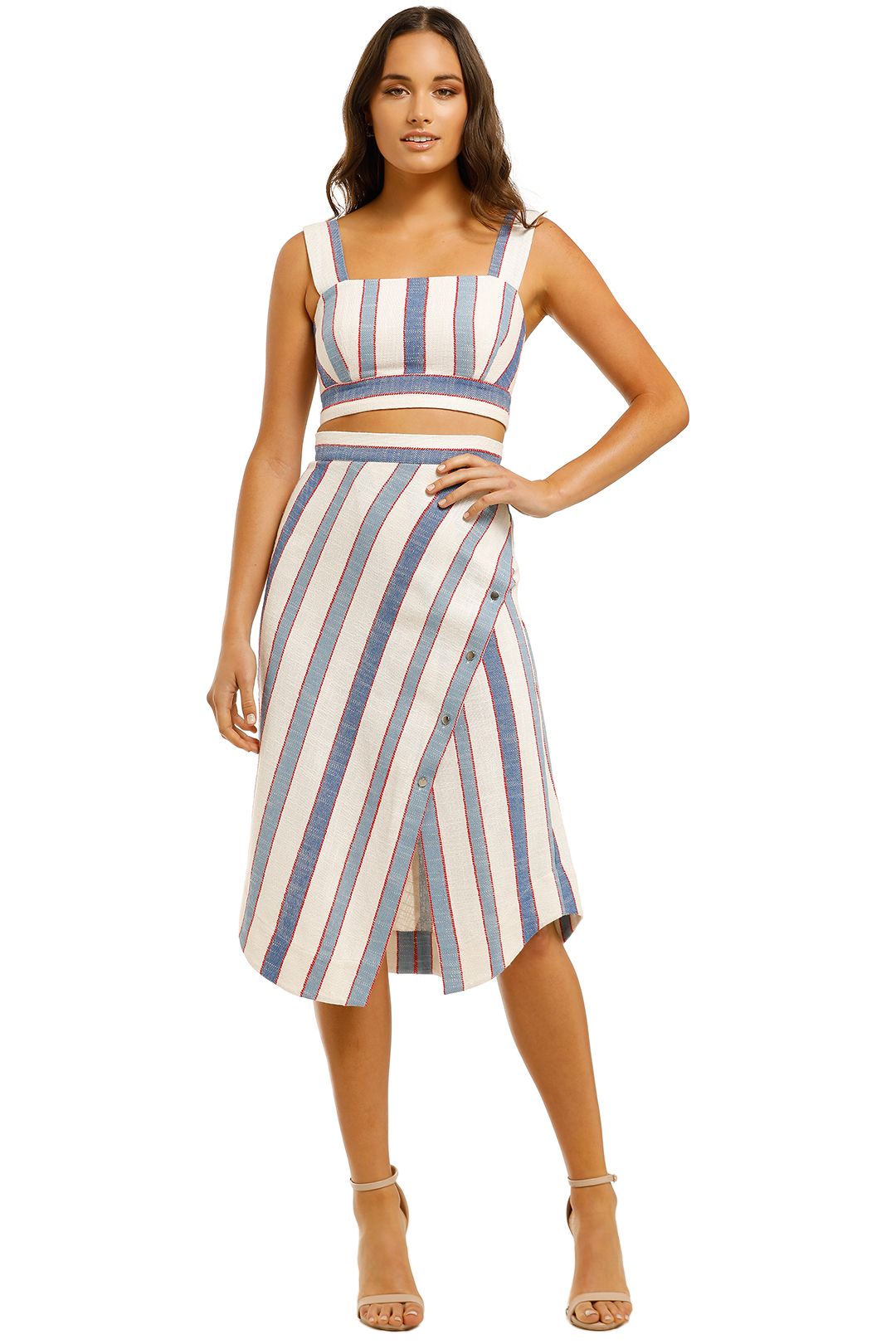 Image of Lover - Marrakech Top and Skirt Set - Ivory