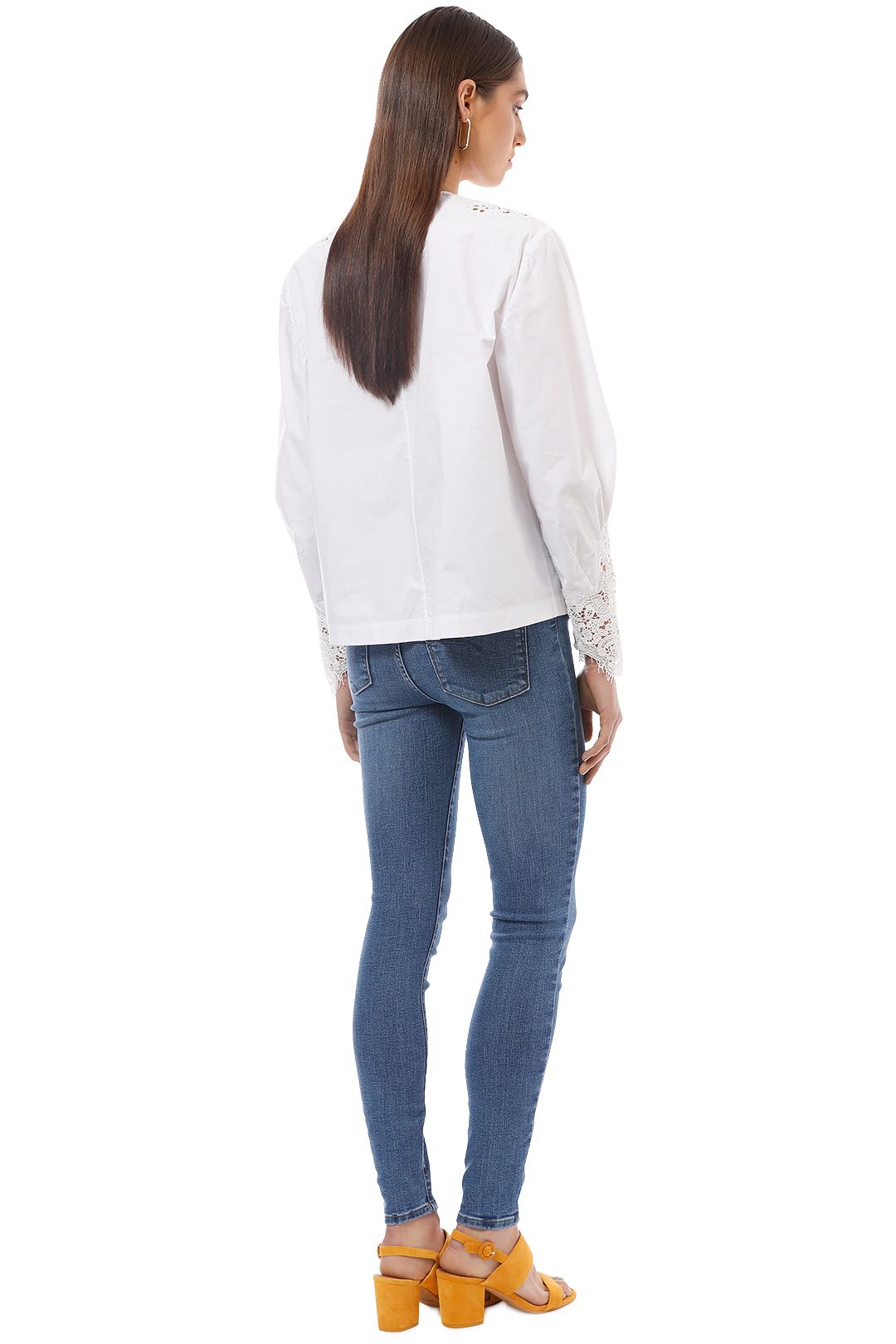 Lover the Label - Trinity Blouse - White - Back