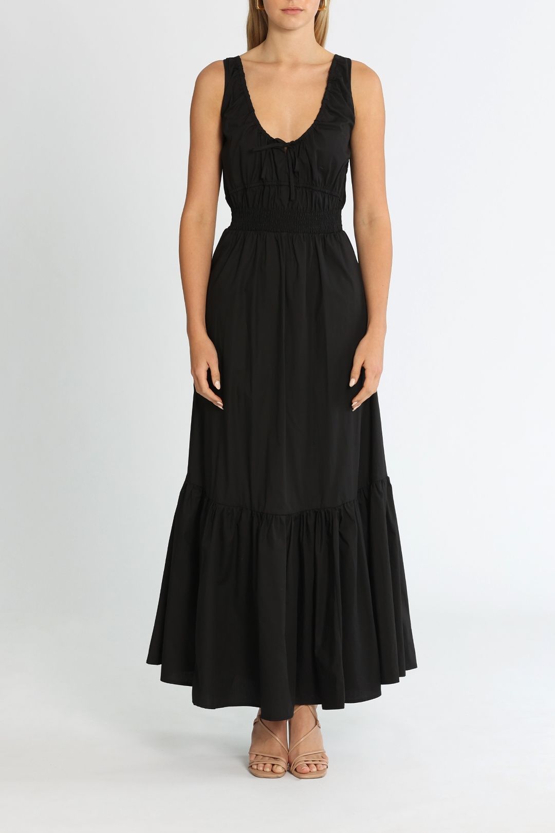 Lulu and Rose Coralie Maxi Dress Black
