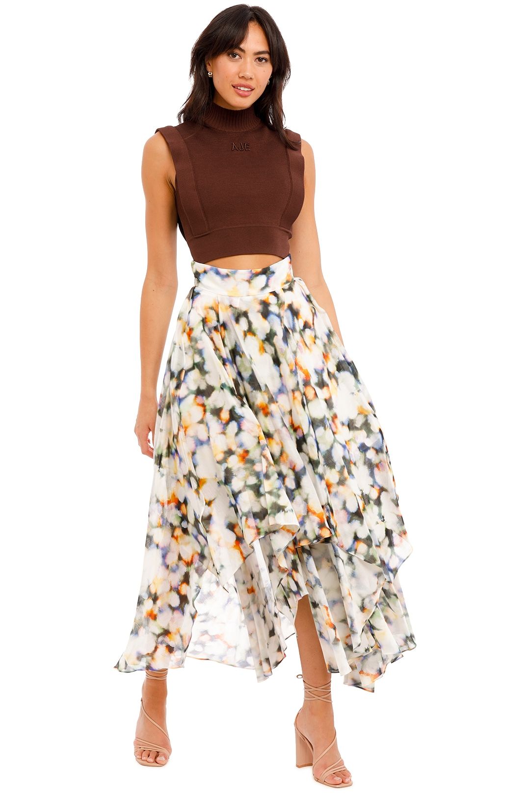 Lumiere Skirt in Lumiere Ginger and Smart print