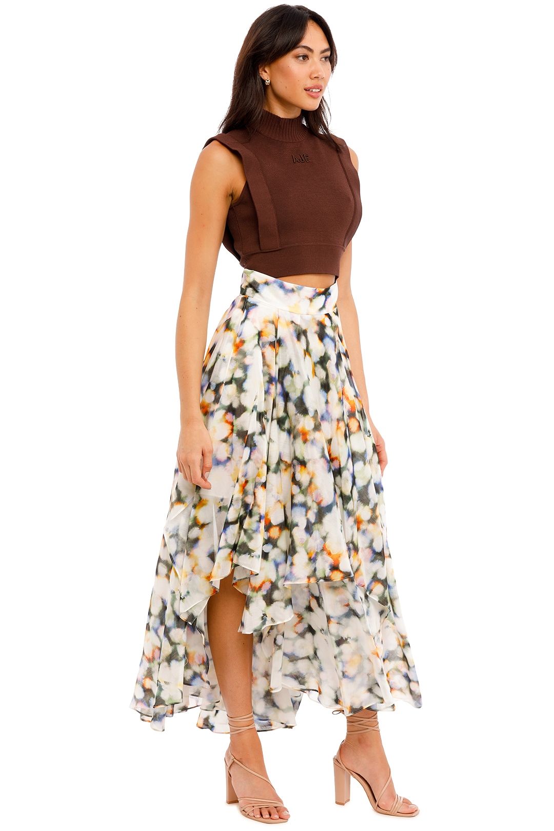 Lumiere Skirt in Lumiere Ginger and Smart abstract