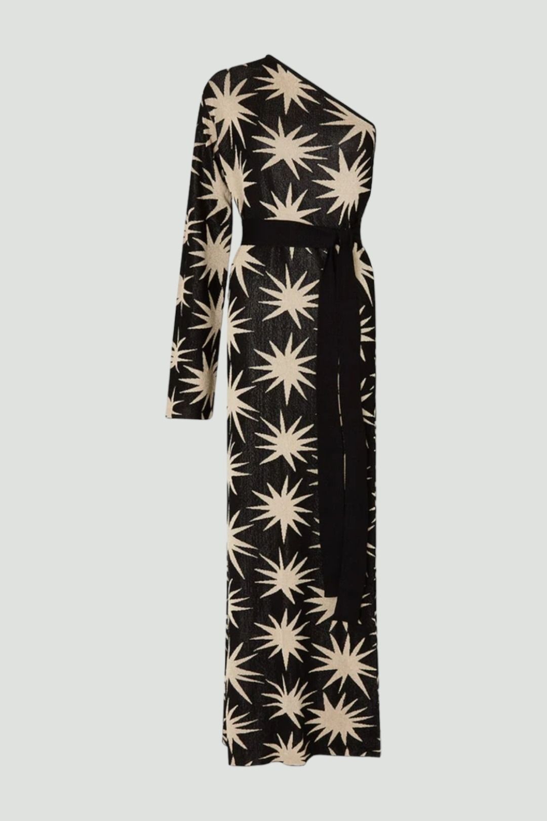 Esme Star Lurex One Shoulder Knit Dress